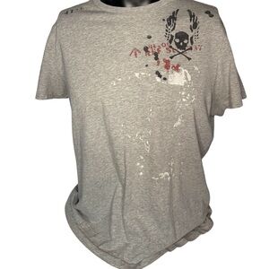 Vintage Polo Ralph Lauren Nautical Supply Co. Graphic Tee Gray Men’s Size Medium